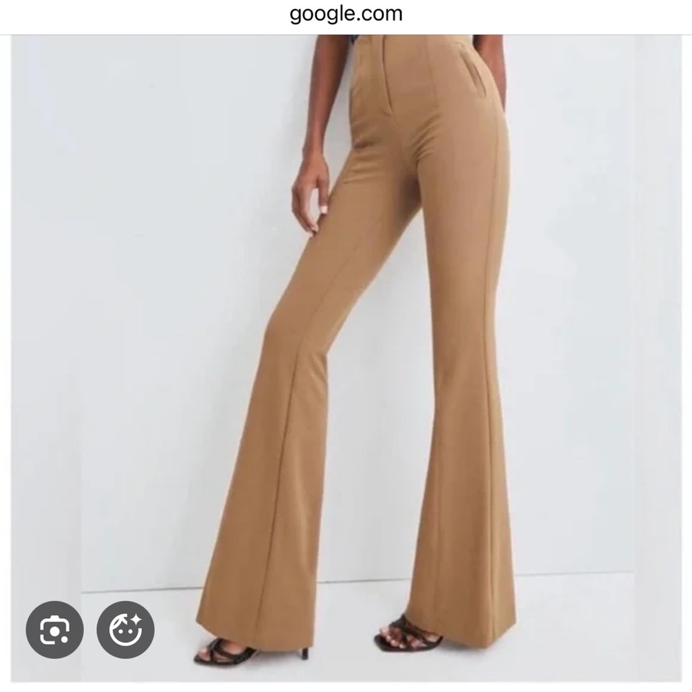 Veronica Beard Camel Flare Pants